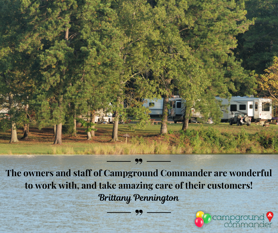 The owners and staff at Campground Commander are wonderful to work with